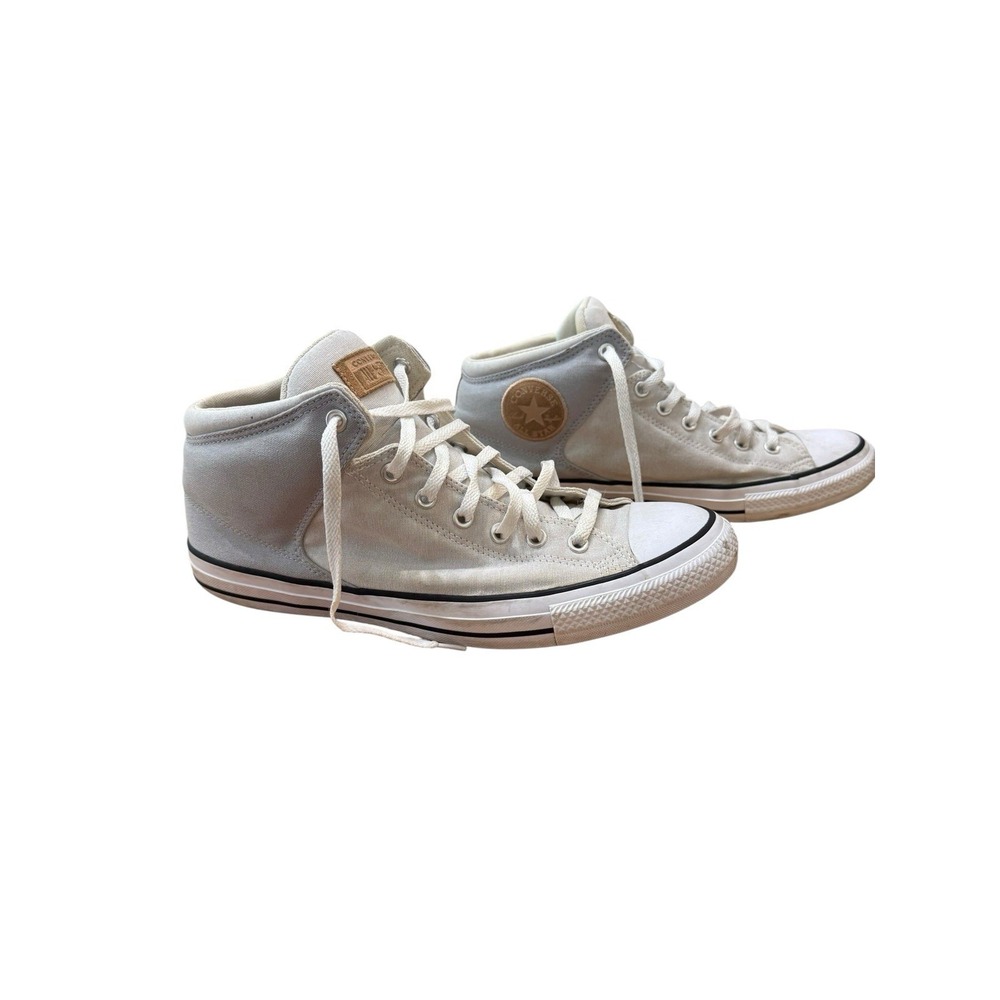 Converse All Star Chuck Taylor Mid‎ Top Sneakers Mens Size 13 Light Gray Tan